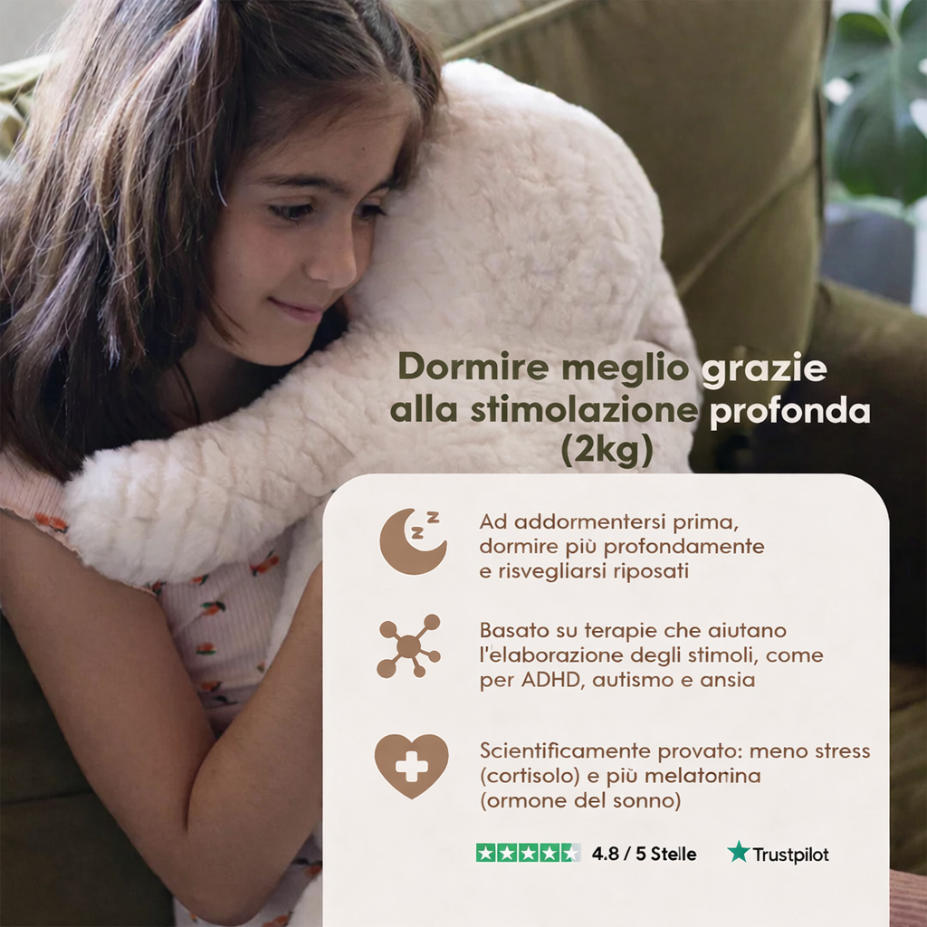 🧸 Peluche Compagno del Cuore – 2 kg