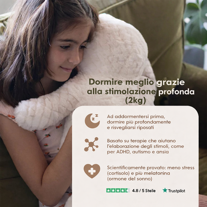 🧸 Peluche Compagno del Cuore – 2 kg