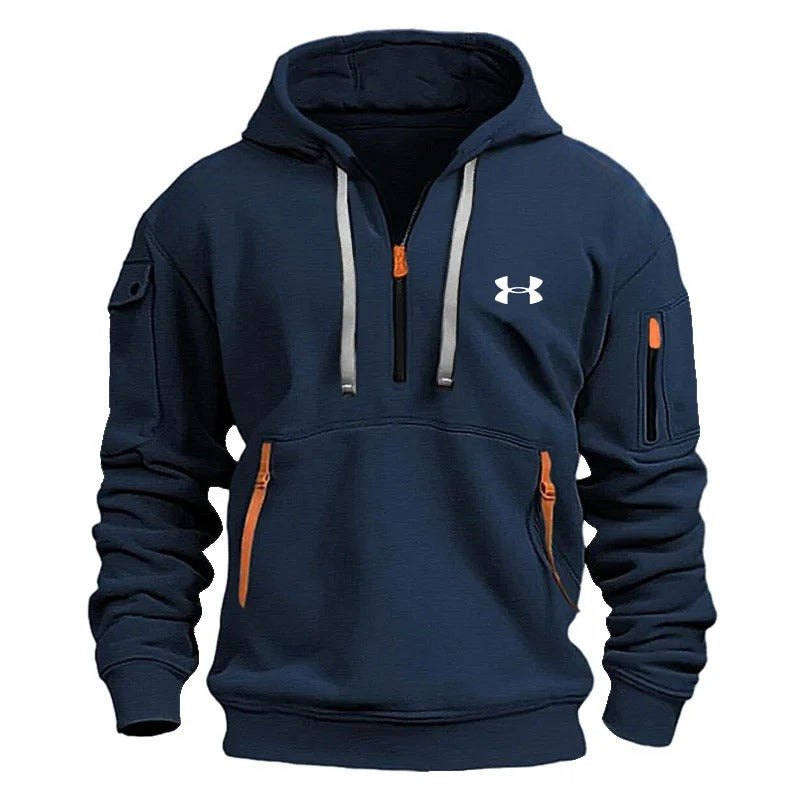 Felpa Sportiva Uomo con Cappuccio – Design Premium
